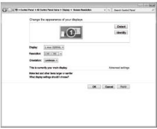 BRANDT B2441WHD - Configuration du logiciel informatique (exemple Windows 7) - 1