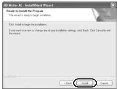 LG HDC-SD20EF - Cliquez sur [Install] pour démarrer l'installation. - 1
