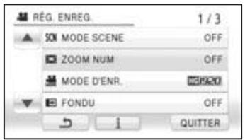 LG HDC-SD20EF - Appuyez sur une touche de direction. - 1