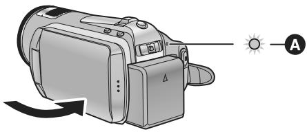 LG HDC-SD20EF - Fermez l'écran ACL quand le mode est sur 🎥. - 1
