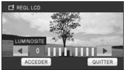 LG HDC-SD20EF - Touchez ▶/▶ pour ajuster la configuration. - 1