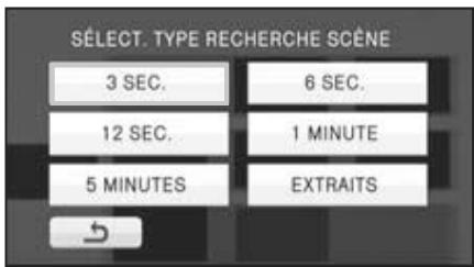 LG HDC-SD20EF - Touchez et sélectionnez la durée qui doit être définie. - 1