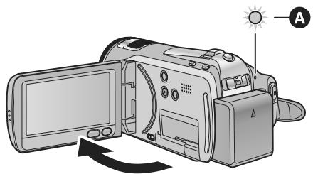 LG HDC-SD20EF - Pour mettre l'appareil sous tension - 1