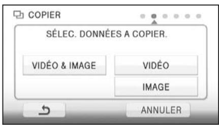 LG HDC-SD20EF - Touchez l'élément désiré qui doit être copié. - 1