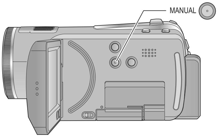 LG HDC-SD20EF - Appuyez sur la touche MANUAL. - 1
