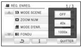 LG HDC-SD20EF - Confirmez la sélection en appuyant sur la touche OK. - 1