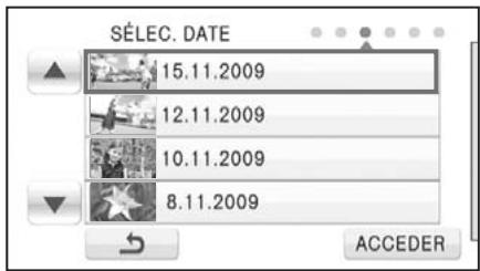 LG HDC-SD20EF - Touchez l'étape que vous désirez copier. - 1