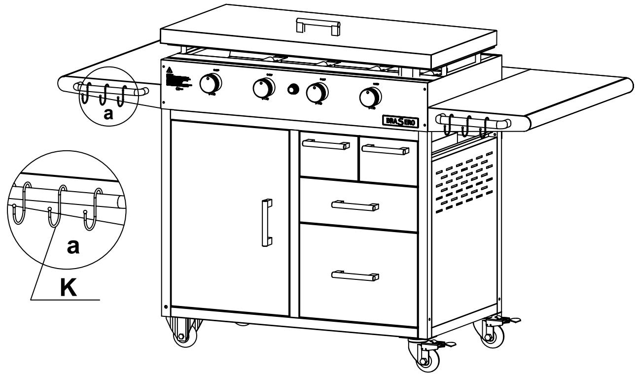 BRASERO OL 6263 PLANCHA NOIR - NOTICE DE MONTAGE - 2