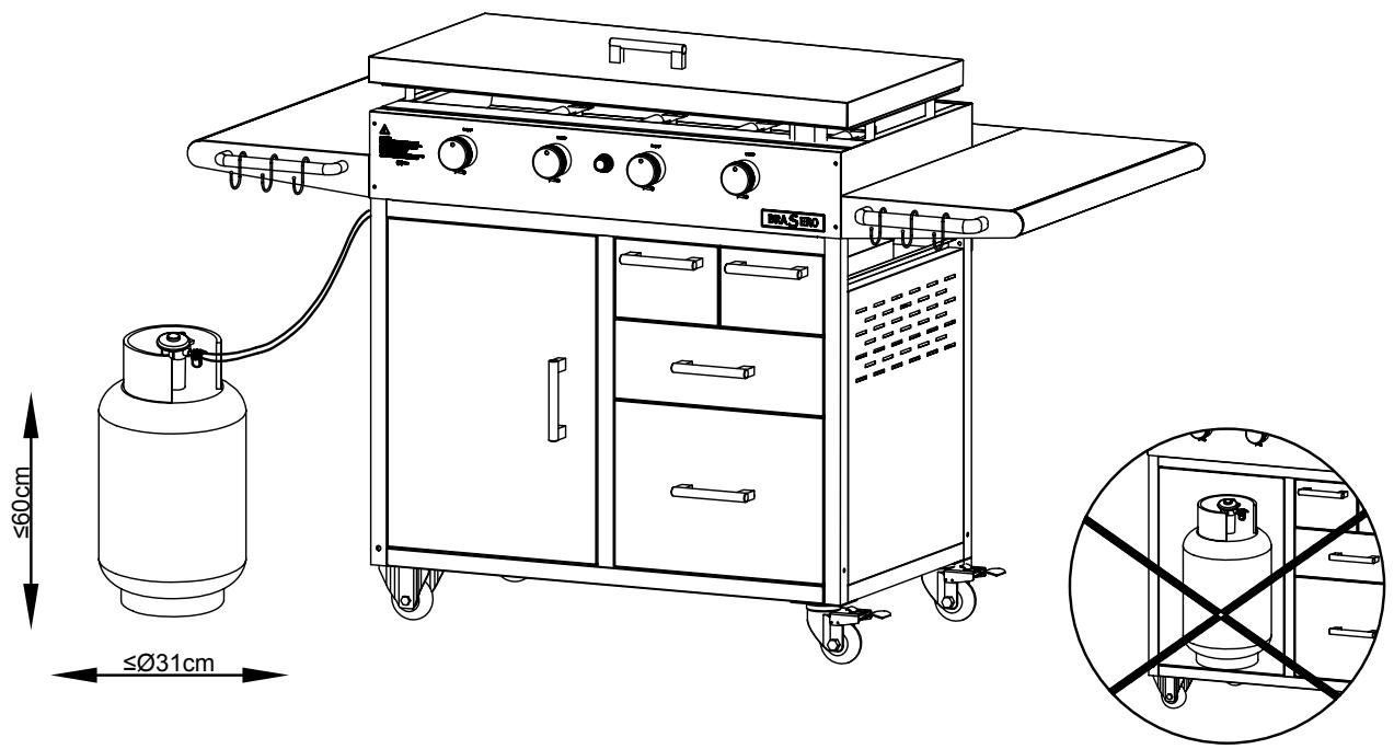 BRASERO OL 6263 PLANCHA NOIR - NOTICE DE MONTAGE - 3