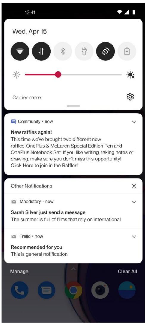 ONEPLUS 8T - Notifications - 1