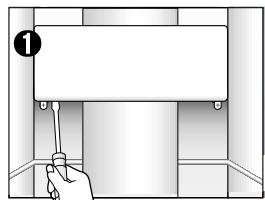DAEWOO FRS-U21DCB - Remplacement des lampes du congélateur - 1