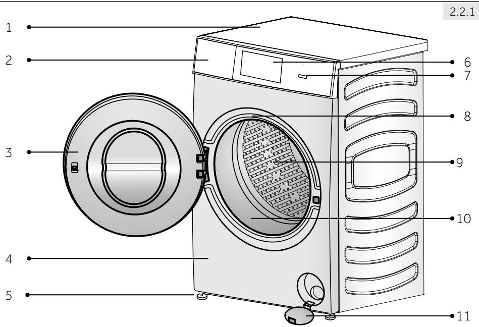 PAW HW120-BD14889U1 - Avant (fig. 2.2.1) - 1