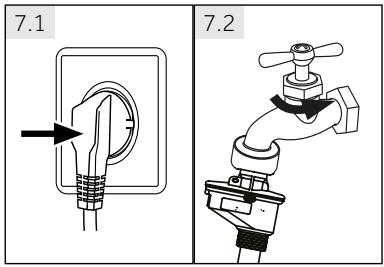 PAW HW120-BD14889U1 - Raccordement d'eau - 1