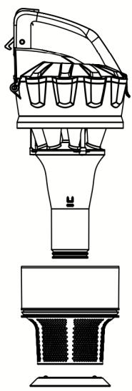 EZICLEAN ASPIRATEUR TRAINEAU TURBO ECOPETS - NETTOYAGE DU BLOC DE FILTRATION. - 3