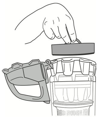 EZICLEAN ASPIRATEUR TRAINEAU TURBO ECOPETS - NETTOYAGE DU FILTR DU BAC A POUSSIÈRES - 2