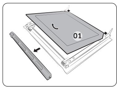 SAMSUNG V7B45305A - Vitre de la porte - 2