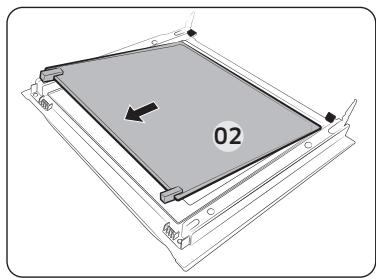 SAMSUNG V7B45305A - Vitre de la porte - 3