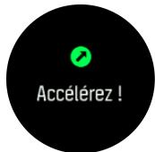 SUUNTO 3 - Utilisation des zones d'allure pendant l'exercice - 2