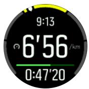 SUUNTO 3 - Utilisation des objectifs pendant l'exercice - 2