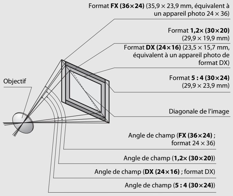 NIKON D5 - Calcul delangle de champ - 1