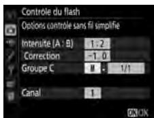 NIKON D5 - : modifiez les réglages du flash. - 3