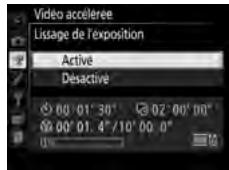 NIKON D5 - Paramétrez les réglages de la video accélérée. - 8