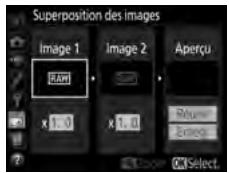 NIKON D5 - Sélectionnez Superposition des images. - 1