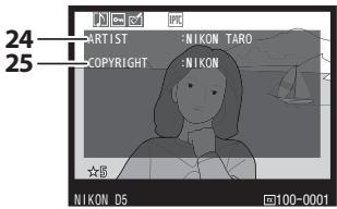 NIKON D5 - Données de prise de vue - 6