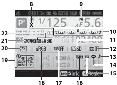 NIKON D5 - Commande info - 3