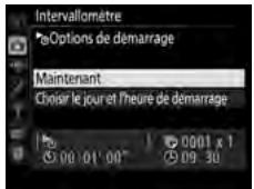 NIKON D5 - Modifiez les réglages de l'intervallomètre. - 2