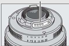 NIKON D5 - Pour reconnaître les objectifs à microprocesseur et les objectifs de type G, E et D - 1