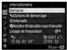 NIKON D5 - Sélectionnéz Intervallomètre. - 2