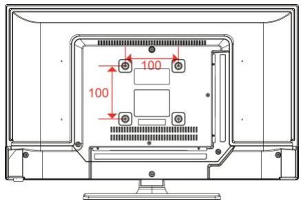JVC LT-24FD120 - Montagem numa parede - 1