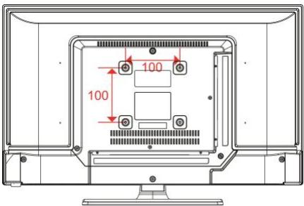 JVC LT-24FD120 - Instalación del soporte - 7