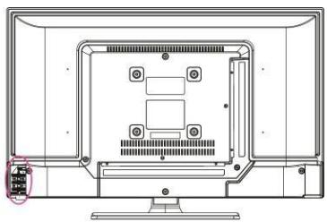 JVC LT-24FD120 - Front and Side Views - 3