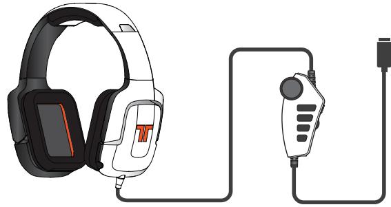 MAD CATZ PRO PLUS GLOSS RED - Casque True 5.1 Surround / Contrôleur de volume filaire - 1