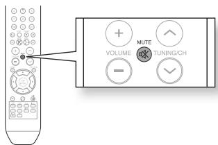 SAMSUNG HT A 100WT - Fonction MUTE - 1