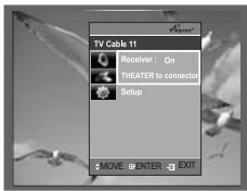 SAMSUNG HT A 100WT - Si vous sélectionnez le home cinéma - 1