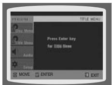 SAMSUNG HT A 100WT - Utilisation du menu du titre - 2