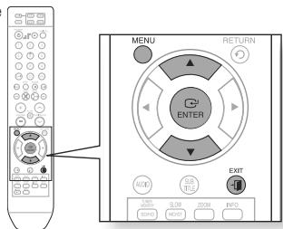 SAMSUNG HT A 100WT - Utilisation du menu du titre - 1