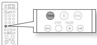 SAMSUNG HT A 100WT - Appuyez sur la touche REMAIN - 1