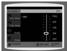 SAMSUNG HT A 100WT - Configuration de la compression DRC (compression de la PLAGE dynamique) - 2