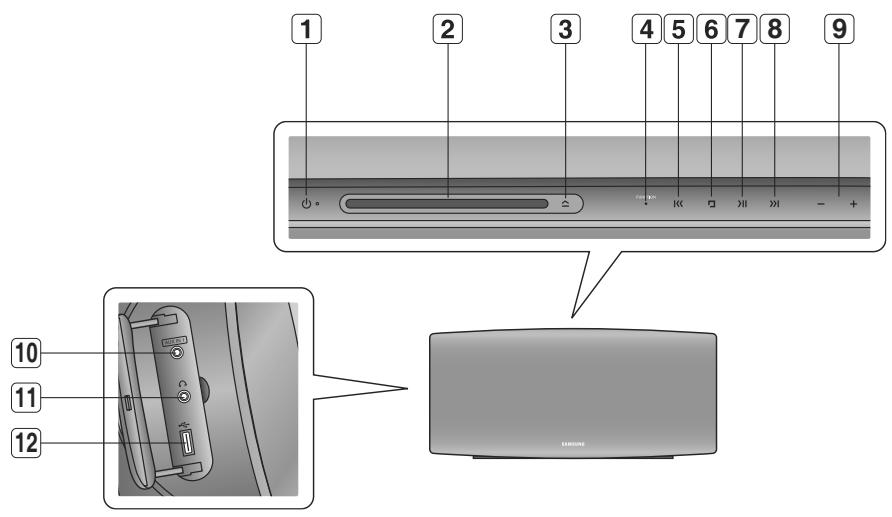 SAMSUNG HT A 100WT - Panneau avant - 1