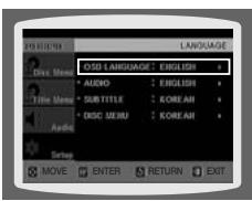 SAMSUNG HT A 100WT - Configuration de la LANGUE - 2