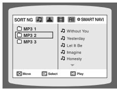 SAMSUNG HT A 100WT - Lecture de CD mp3/wma - 3