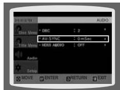 SAMSUNG HT A 100WT - Parametrage AV SYNC - 1