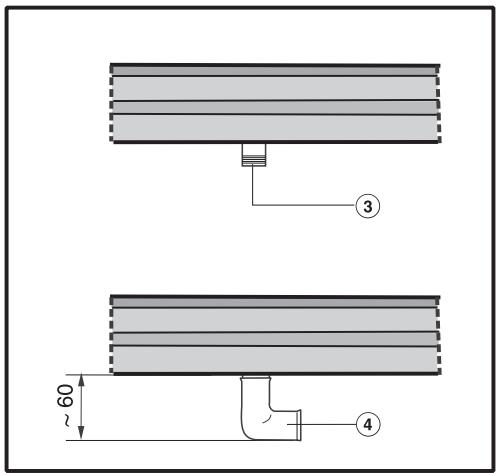 MIELE KM 2256 G INOX - Raccord fileté sur l'appareil : - 1