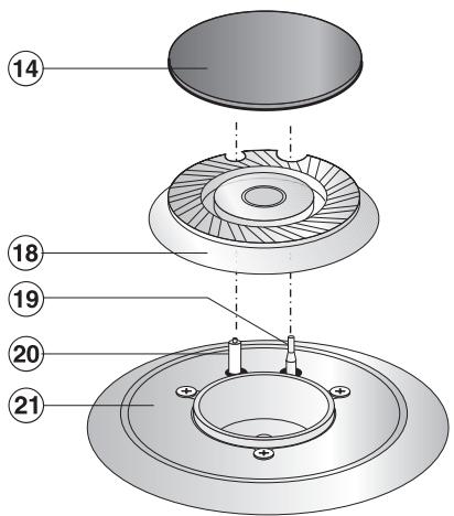 MIELE KM 2256 G INOX - Démontage et nettoyage des brûleurs : - 1