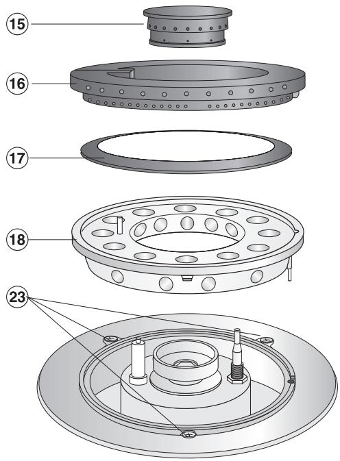 MIELE KM 2256 G INOX - Brûleur pour wok - 1