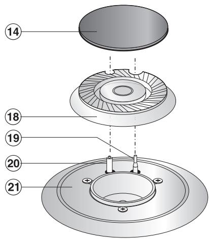 MIELE KM 2256 G INOX - Brûleur - 2